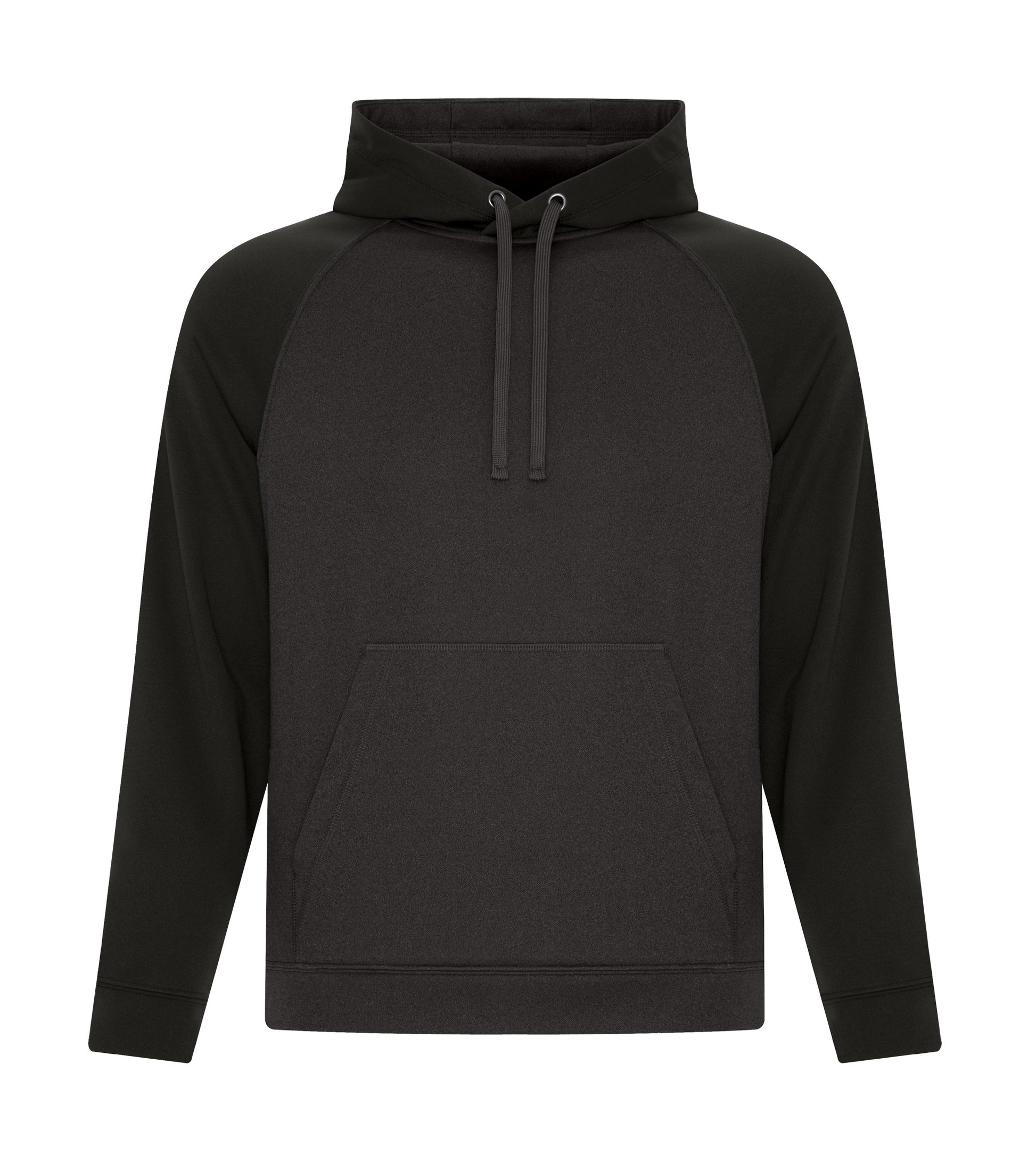 ATC FLEECE TWO TONE HOODIE (F2037) - Charcoalblack