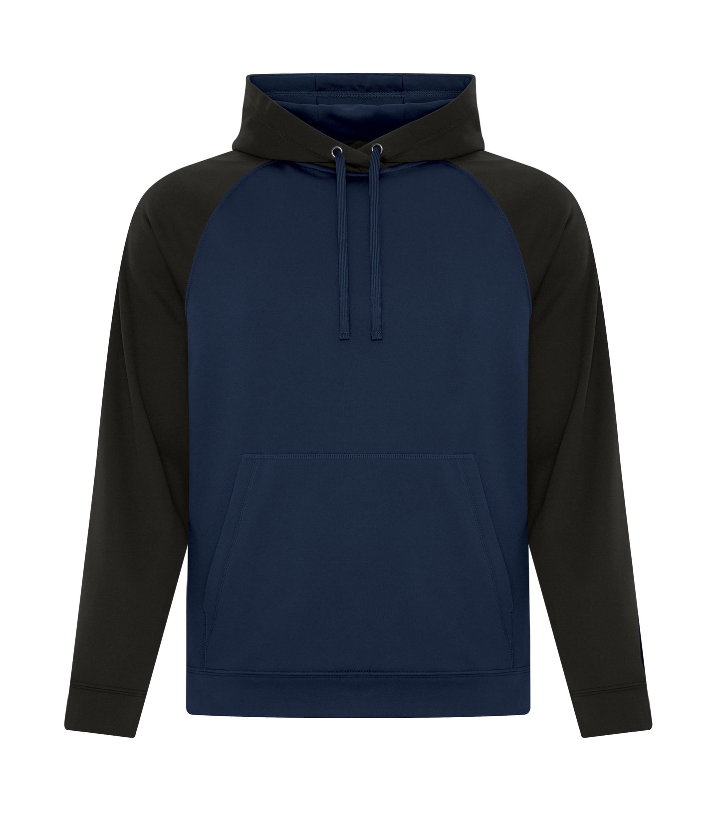 ATC FLEECE TWO TONE HOODIE (F2037) - Truenavyblack