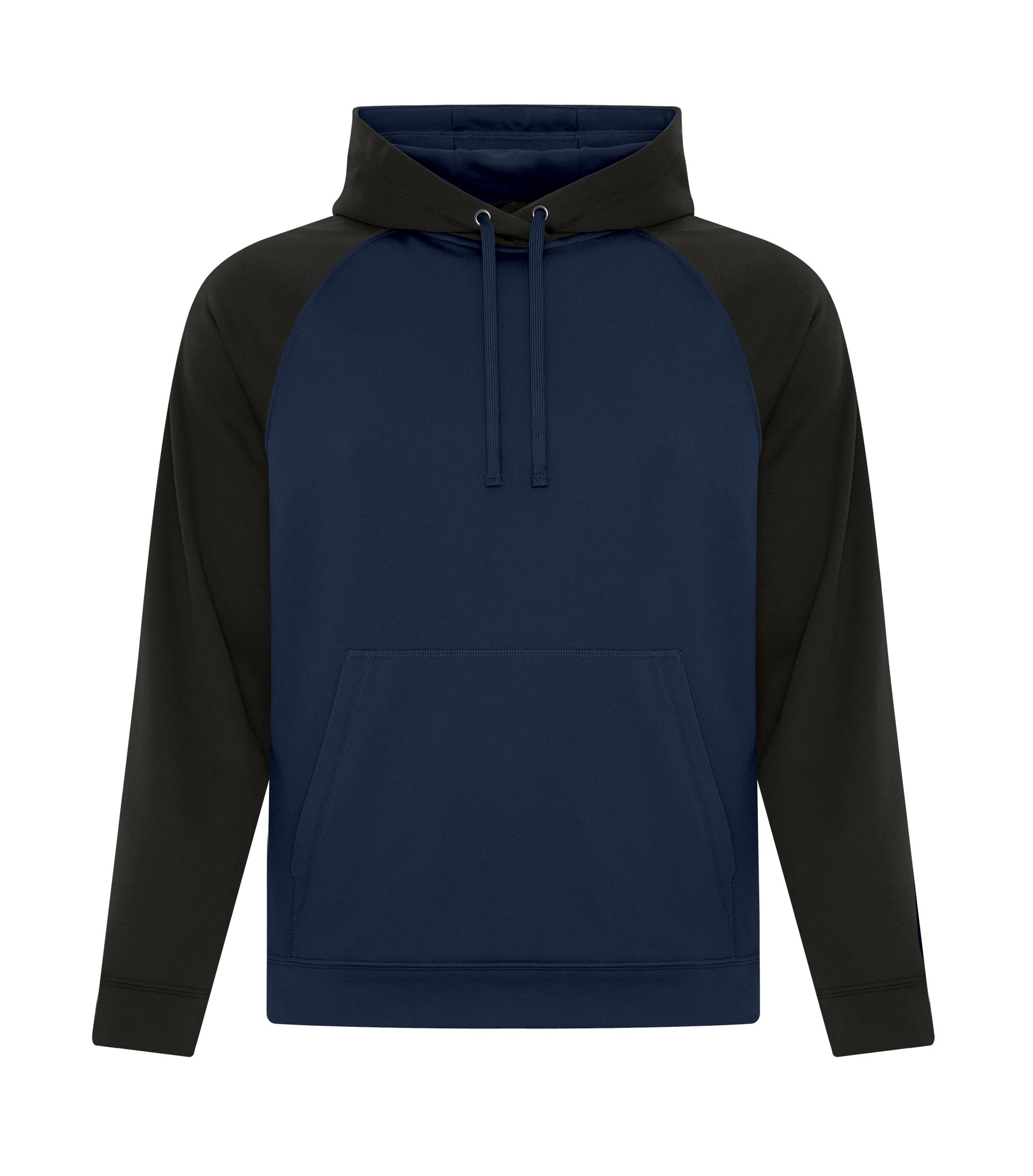 ATC FLEECE TWO TONE HOODIE (F2037) - Truenavyblack