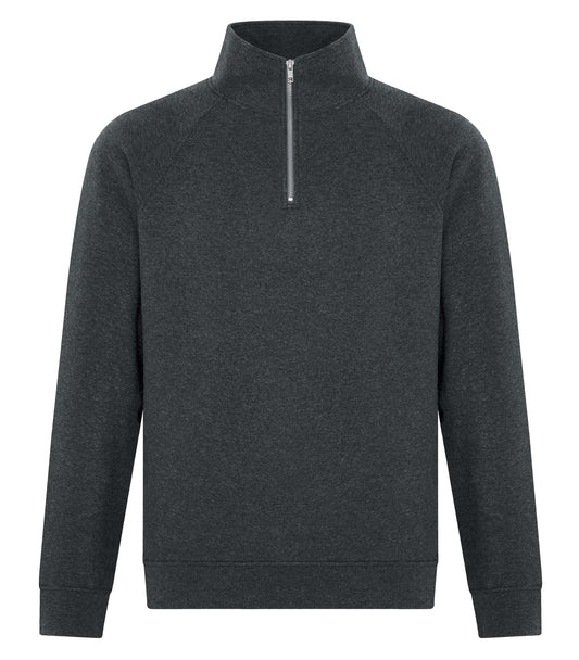ATC™ ESACTIVE® VINTAGE 1/4 ZIP SWEATSHIRT - Black Heather