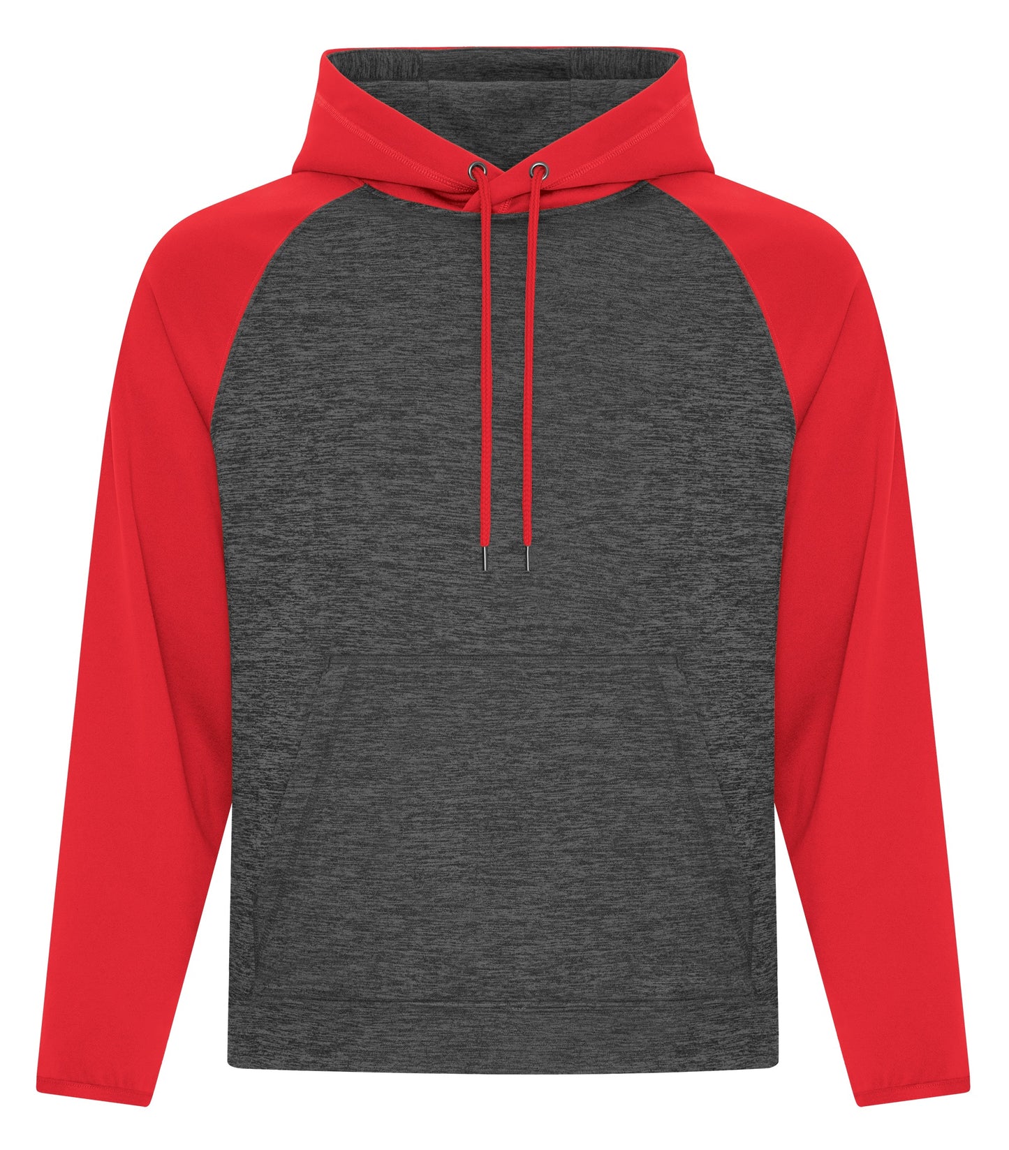 ATC HEATHER FLEECE TWO TONE HOODIE (F2047) - Chardynamictruered