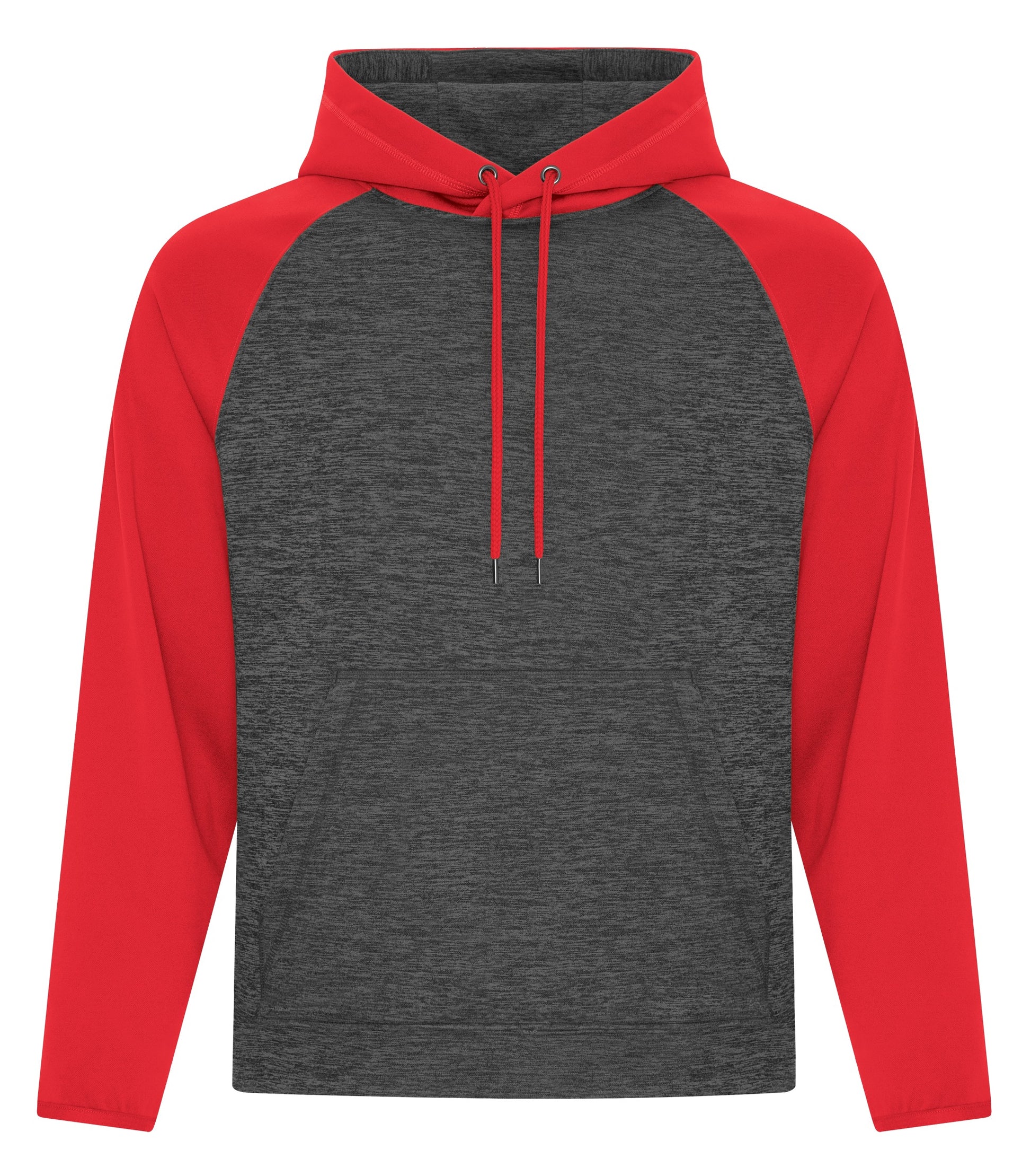ATC HEATHER FLEECE TWO TONE HOODIE (F2047) - Chardynamictruered