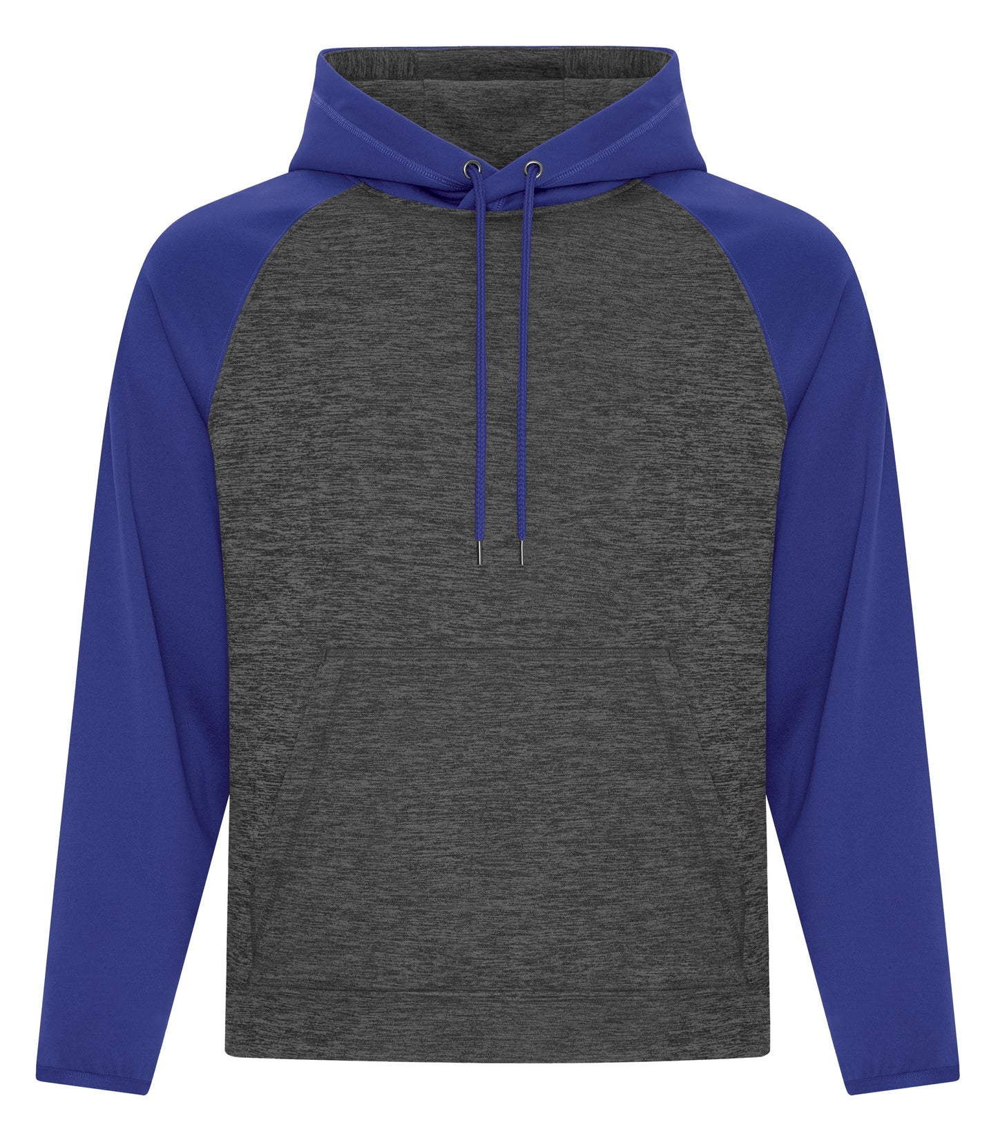 ATC HEATHER FLEECE TWO TONE HOODIE (F2047) - Chardynamictrueroyal