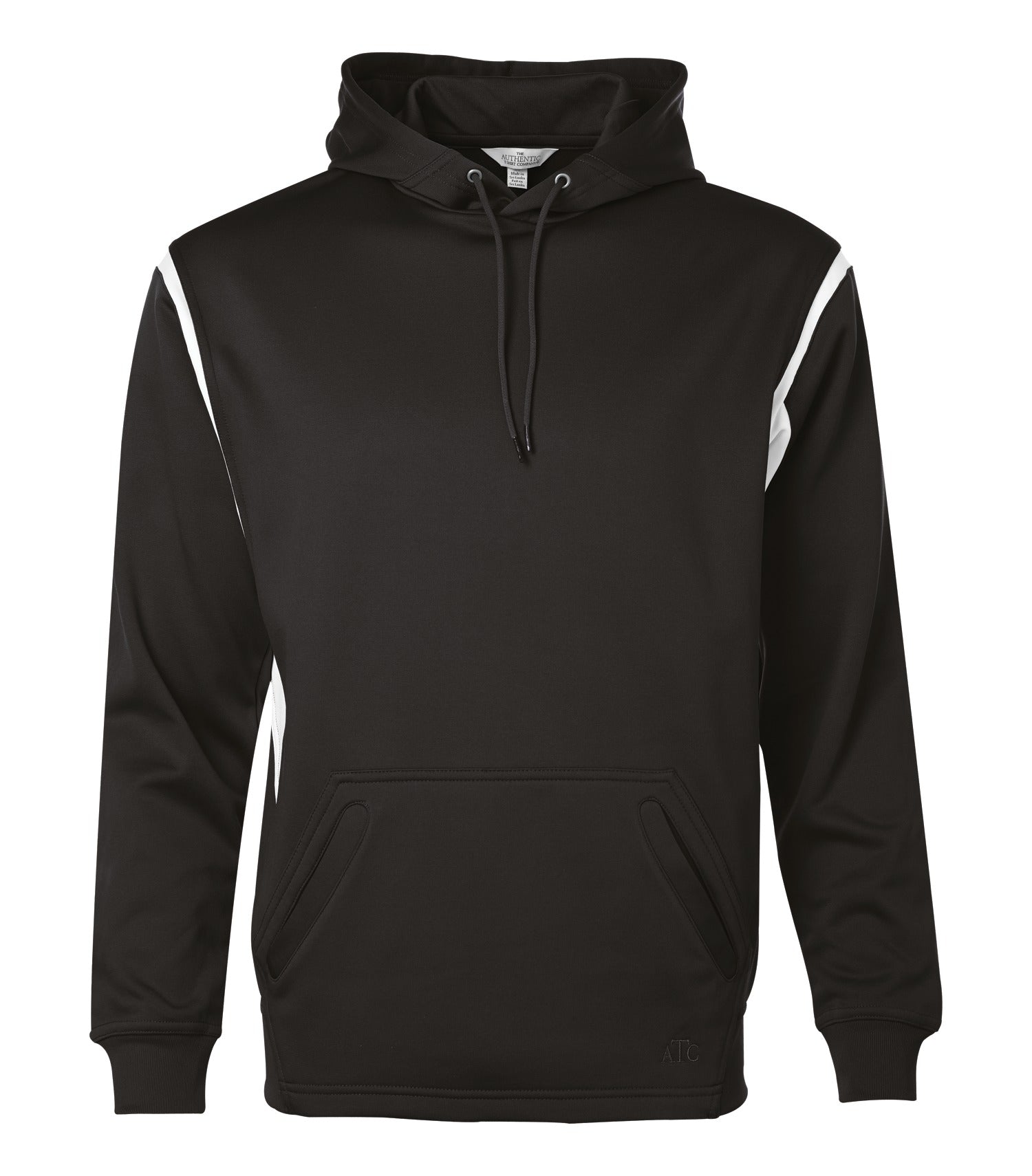 ATC FLEECE VarCITY HOODIE (F2201) - Blackwhite