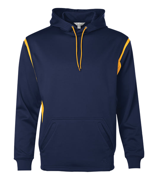 ATC™ PTECH® FLEECE VarCITY HOODIE - True Navy/Gold
