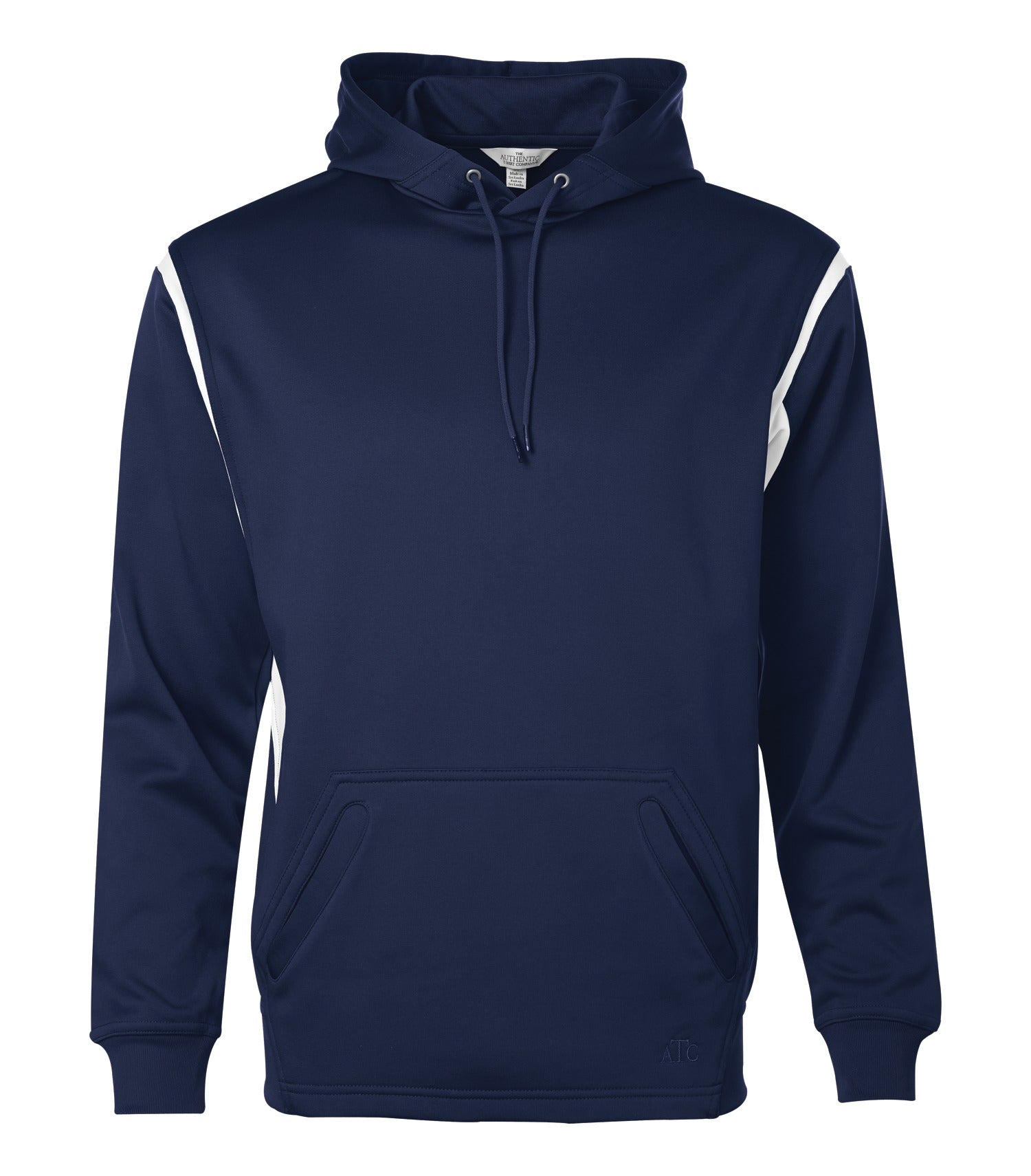 ATC FLEECE VarCITY HOODIE (F2201) - Truenavywhite