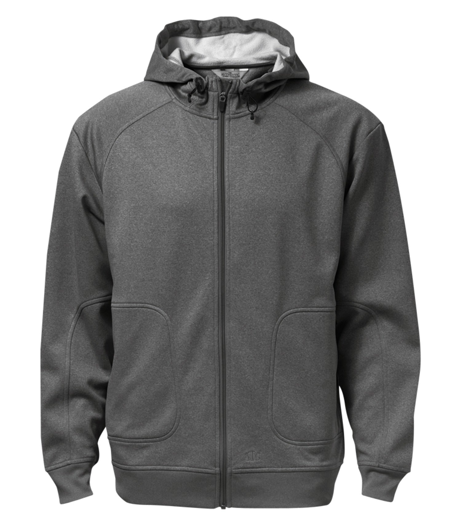 ATC FLEECE HOODED JACKET (F221) - Charcoalheather