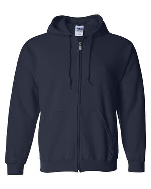 Gildan Heavy Blend Full-Zip Hooded Sweatshirt - Navy