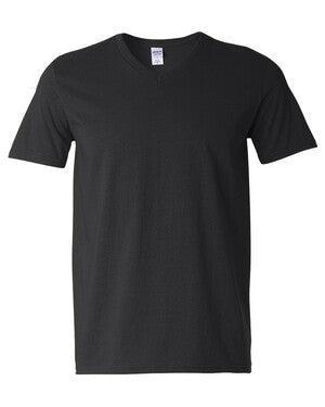 Gildan Softstyle V-Neck T-Shirt - Black