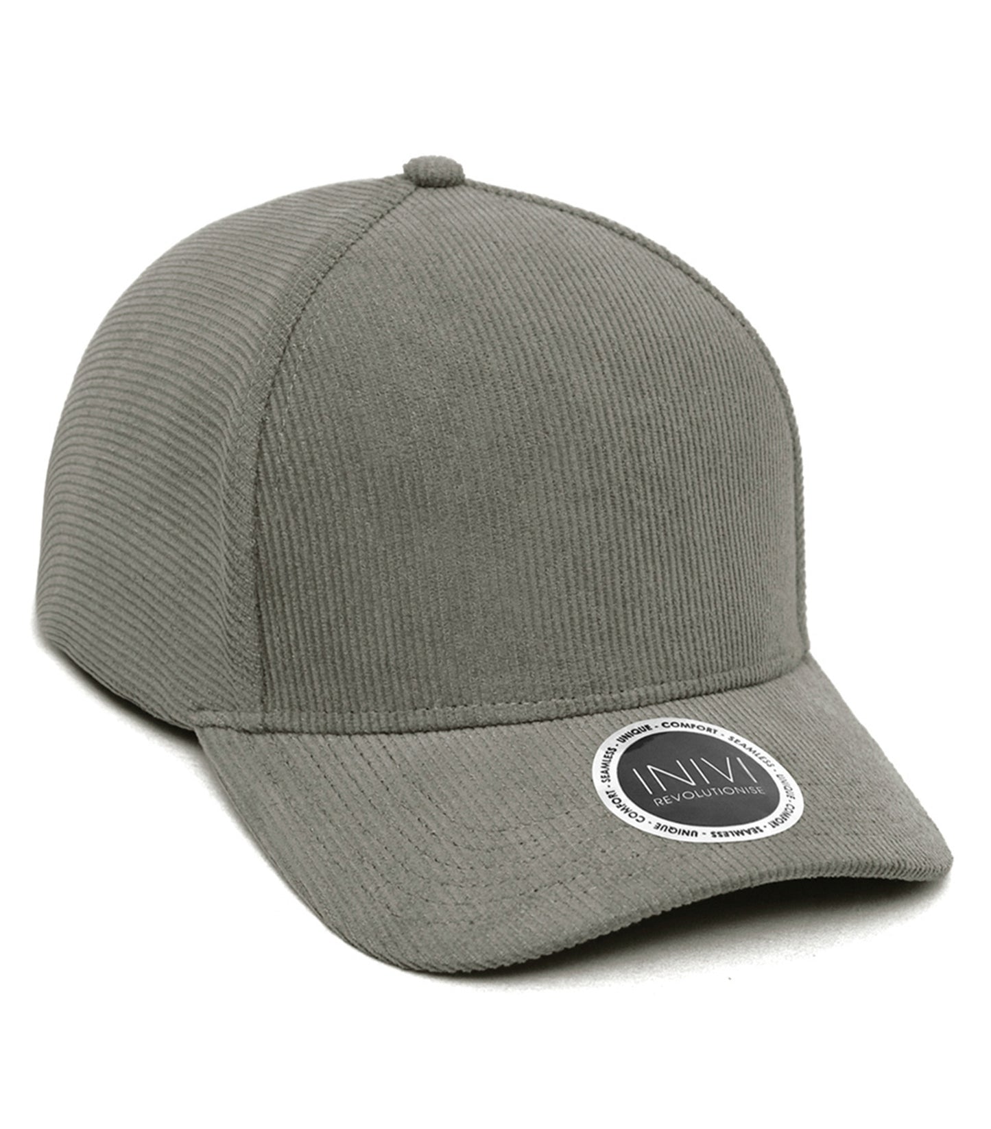 INIVI COOPER CORDUROY 2 PANEL CAP (IV141) - Light Grey
