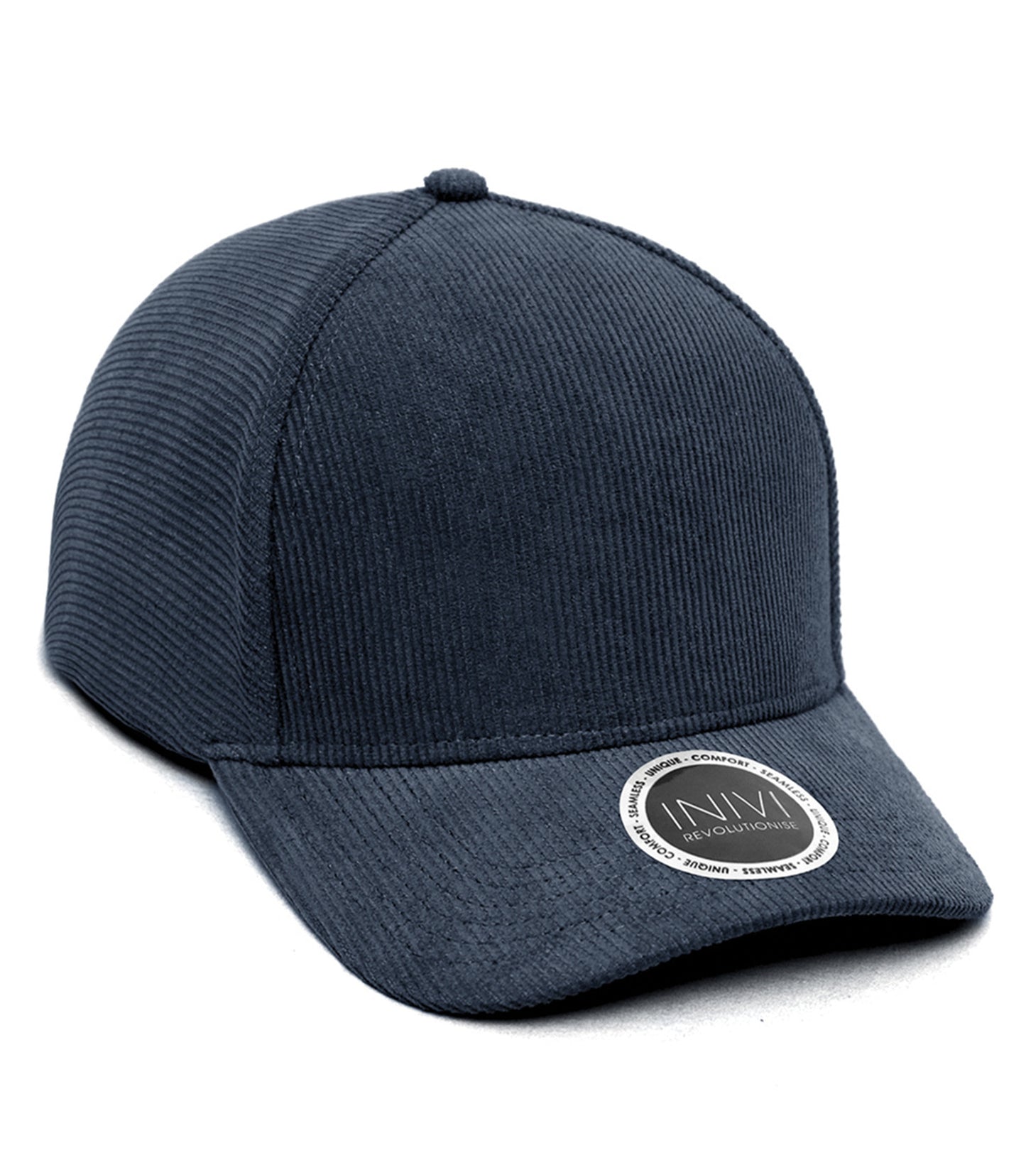 INIVI COOPER CORDUROY 2 PANEL CAP (IV141) - Navy
