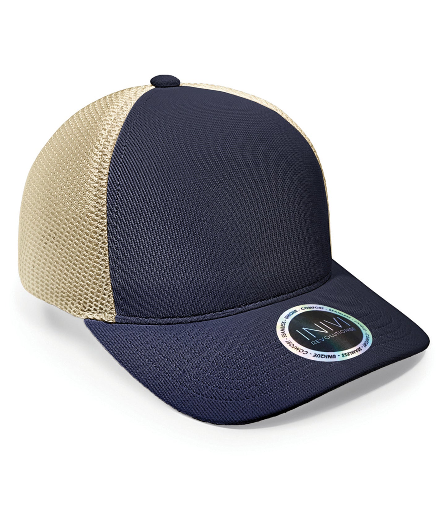 INIVI TENFOUR 2 PANEL TRUCKER CAP (IV162) - Navy Sand