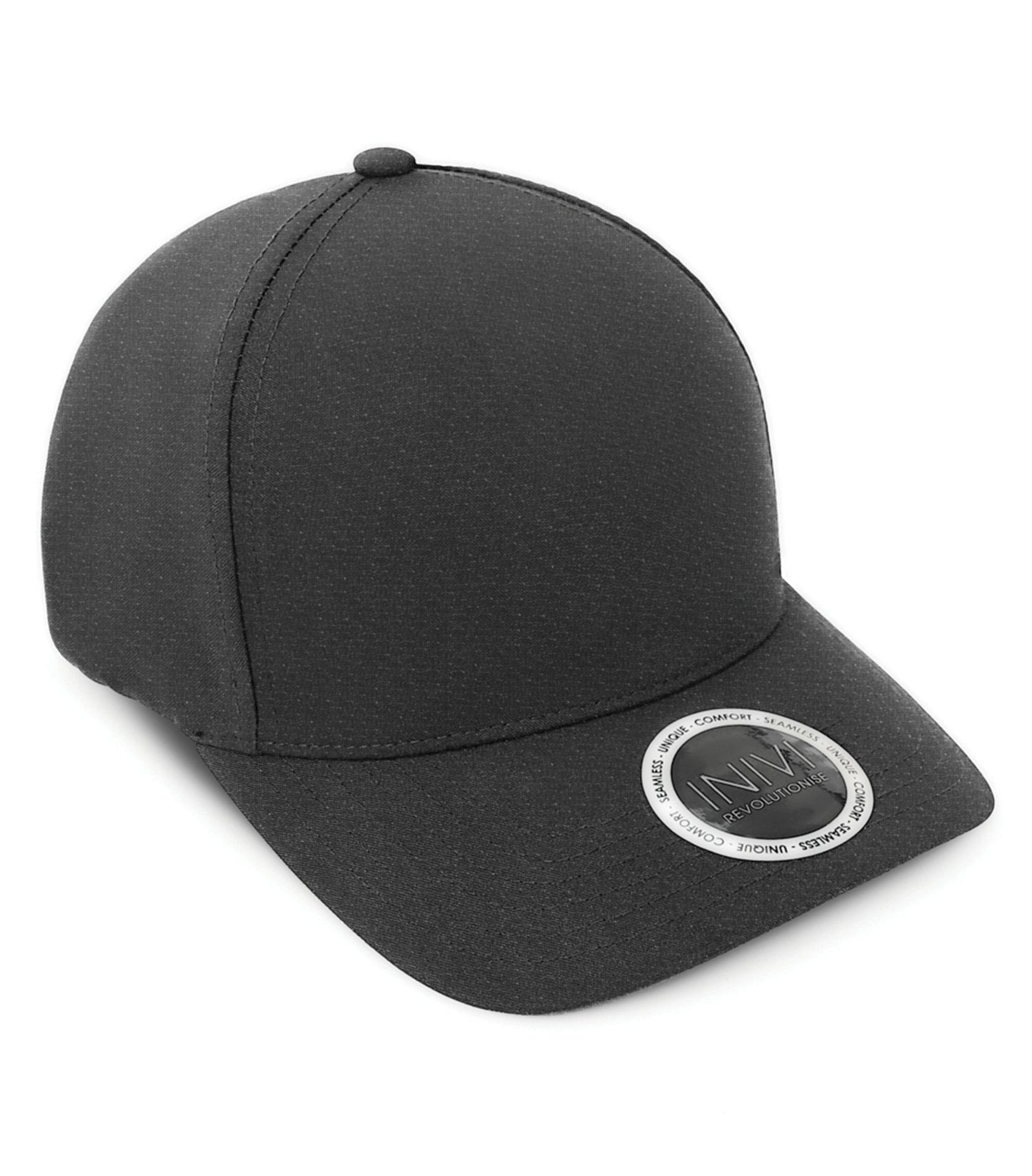 INIVI BOTTLECAP 2 PANEL CAP (IV163) - Black