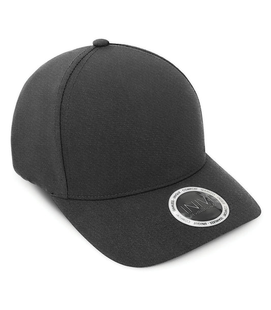 INIVI BOTTLECAP 2 PANEL CAP (IV163) - Black
