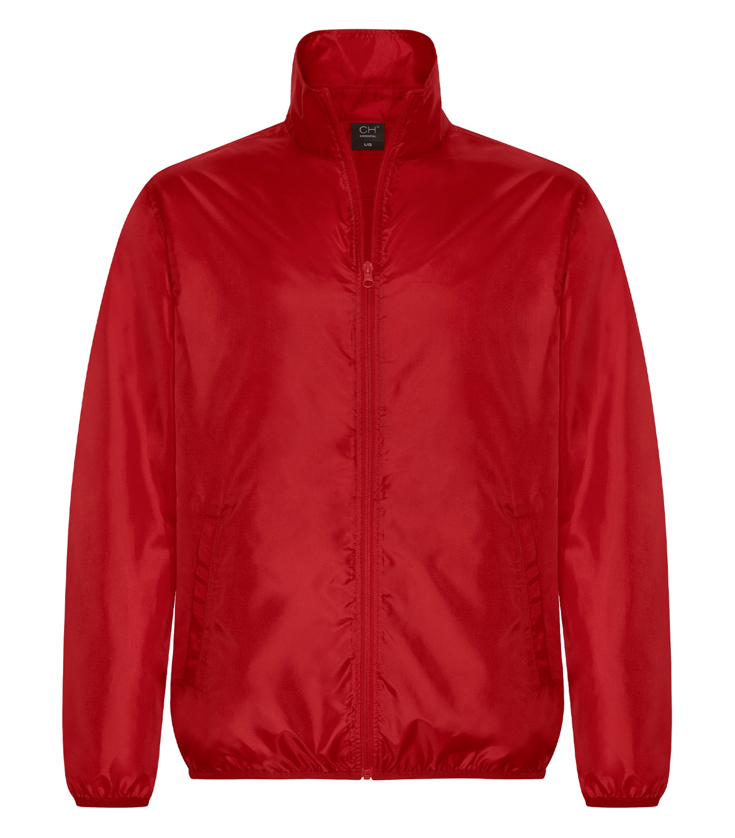 Coal Harbour ESSENTIAL WATER RESISTANT WINDBREAKER JACKET (J7700) - Extra Red Collar Up