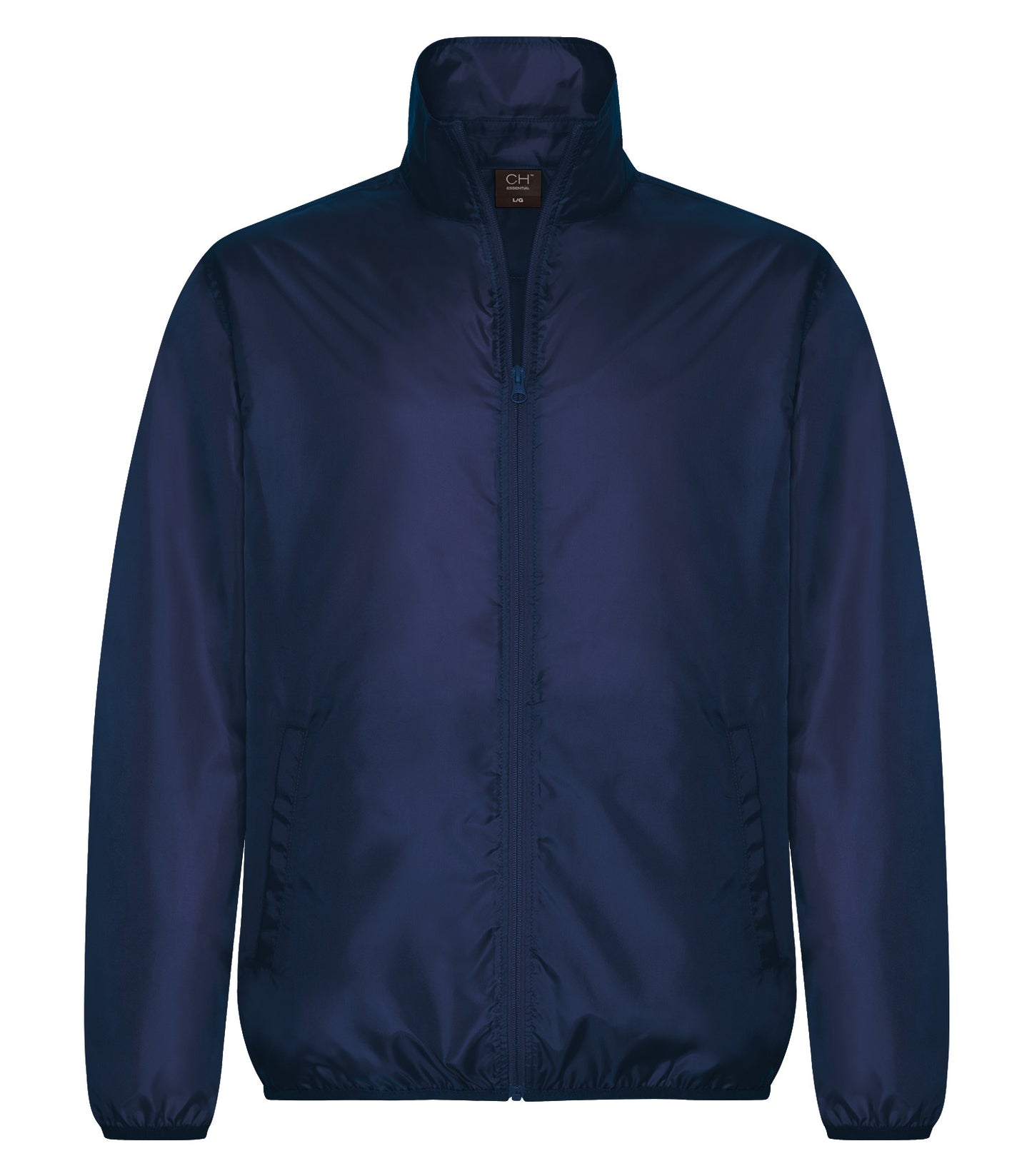 Coal Harbour ESSENTIAL WATER RESISTANT WINDBREAKER JACKET (J7700) - Navy Collar Up 2024 Temp