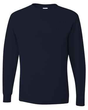 Jerzees Dri-Power Long Sleeve 50/50 T-Shirt - Black