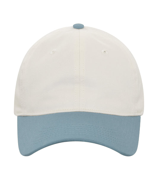 KOI® TWO TONE UNSTRUCTURED SNAPBACK CAP - Natural/Blue Mist