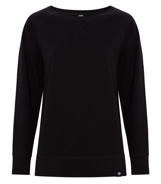 KOI OPEN CREW LADIES' FLEECE (KOI2040L) - Onyx Cc