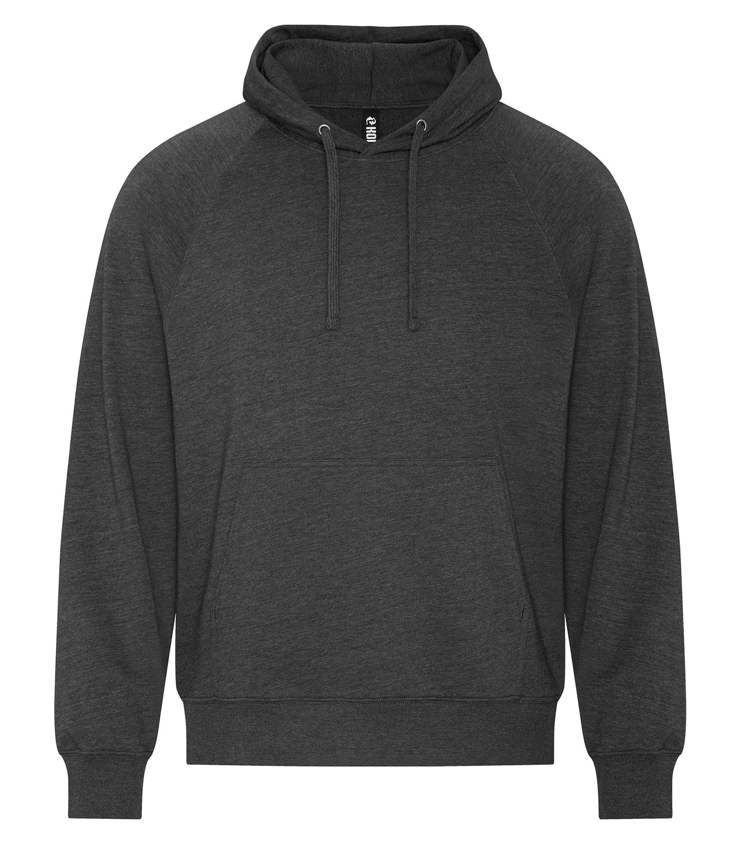 KOI CVC FRENCH TERRY HOODIE (KOI2056) - Charcoal Heather