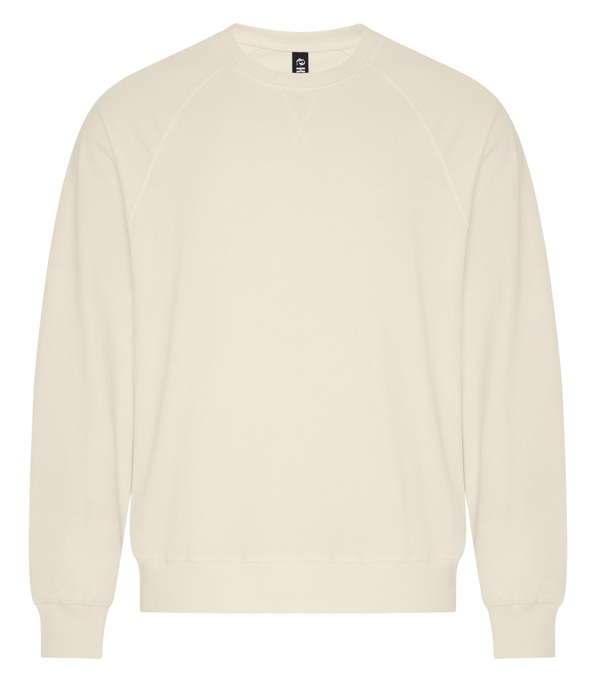 KOI® ELEMENT CVC FRENCH TERRY CREWNECK - Natural