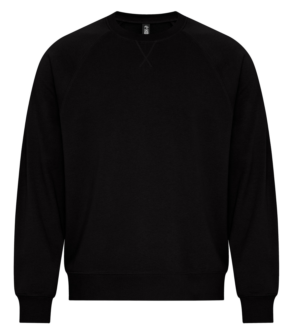 KOI® ELEMENT CVC FRENCH TERRY CREWNECK - Onyx