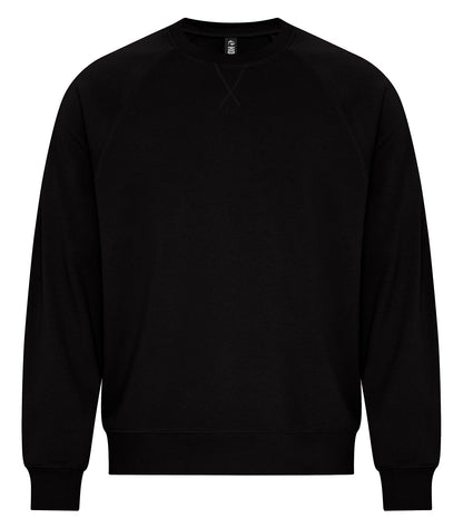 KOI® ELEMENT CVC FRENCH TERRY CREWNECK - Onyx
