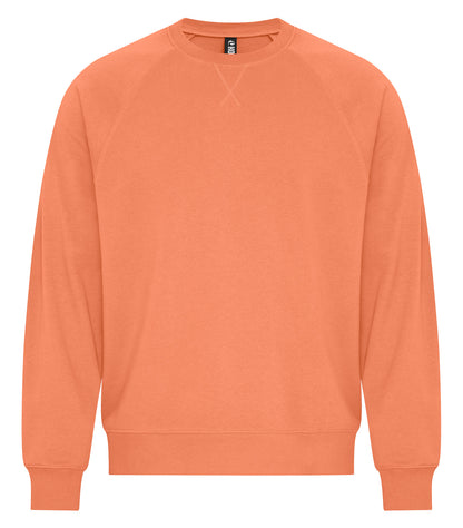 KOI® ELEMENT CVC FRENCH TERRY CREWNECK - Terracotta