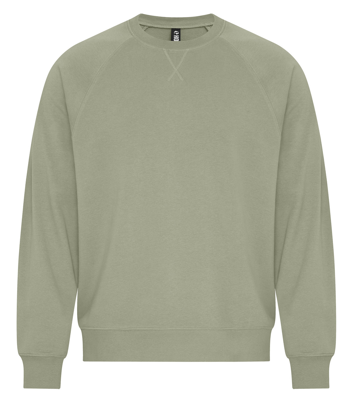KOI® ELEMENT CVC FRENCH TERRY CREWNECK - Thyme