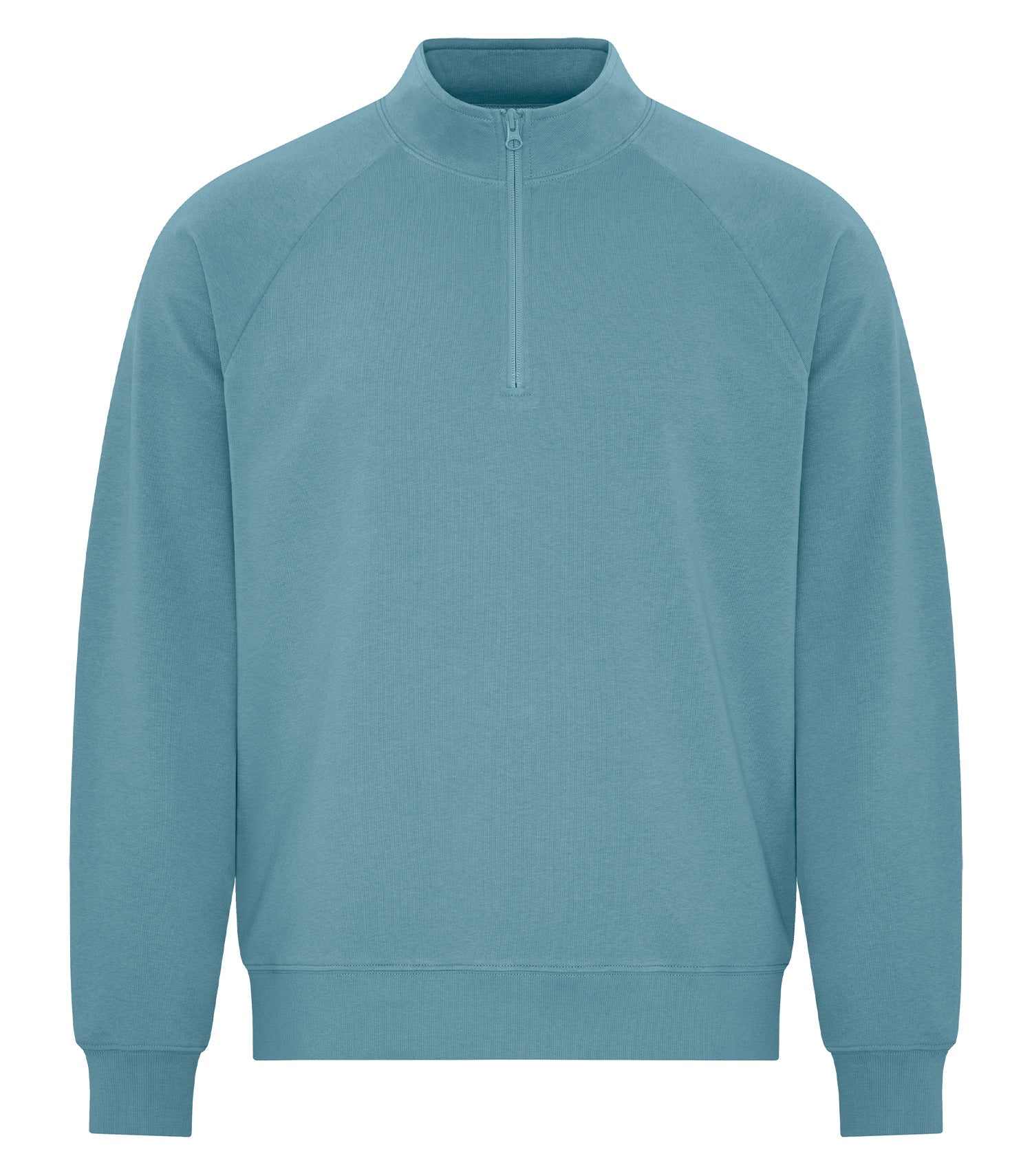 KOI CVC FRENCH TERRY 1/4 ZIP (KOI2058) - Blue Agave
