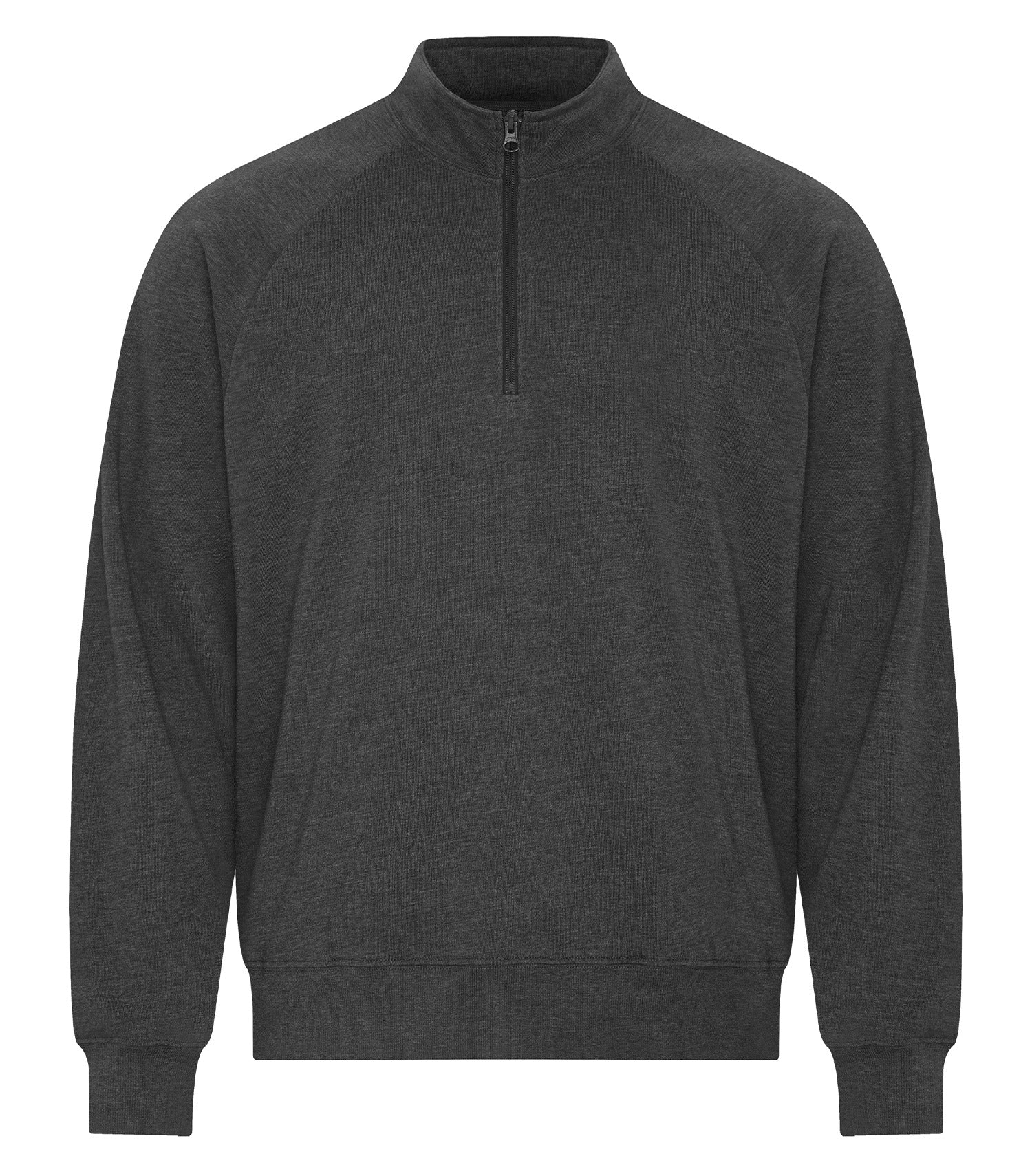 KOI CVC FRENCH TERRY 1/4 ZIP (KOI2058) - Charcoal Heather