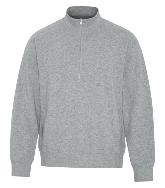 KOI® ELEMENT CFF 1/2 ZIP SWEATSHIRT - Grey Heather