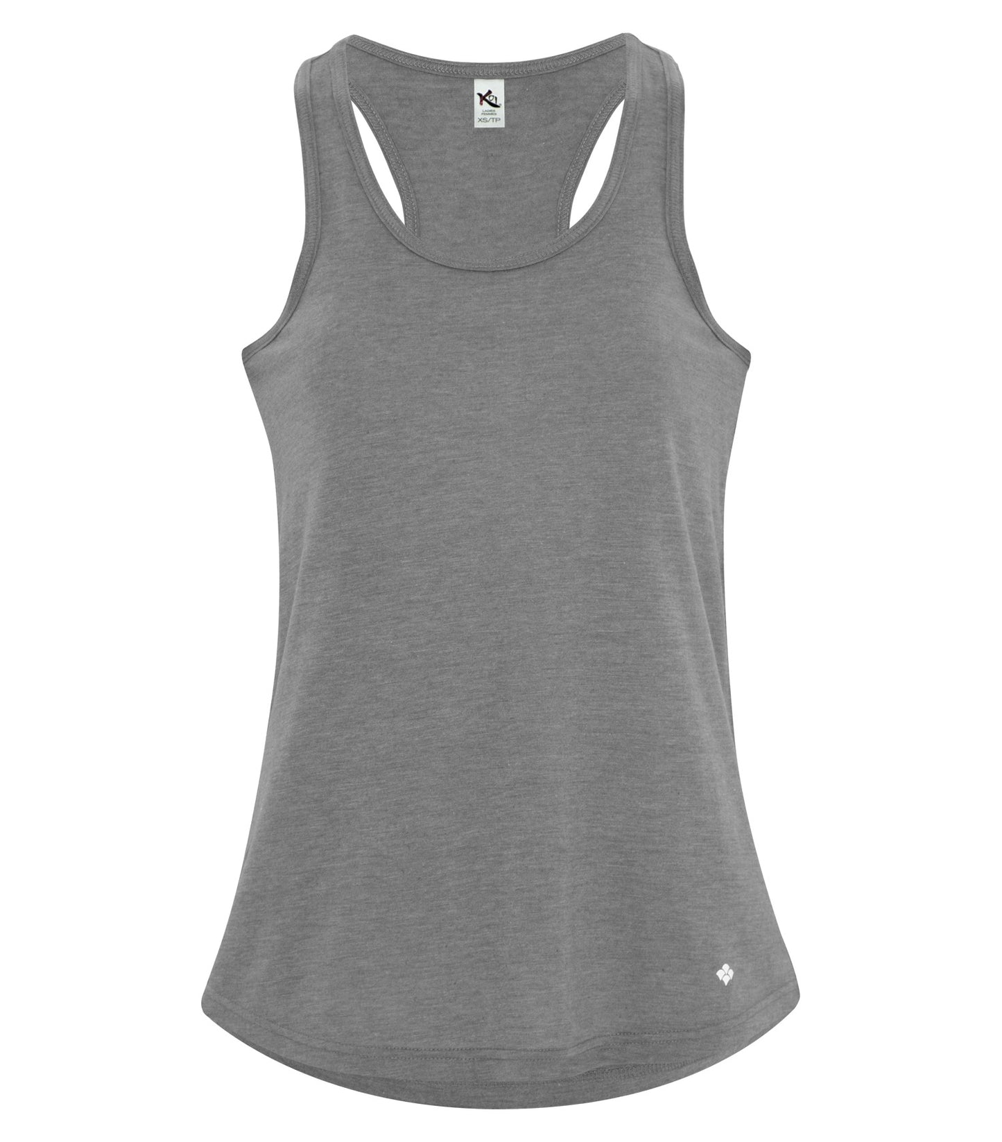 KOI TRIBLEND RACERBACK LADIES' TANK (KOI8035L) - Greytriblend C2