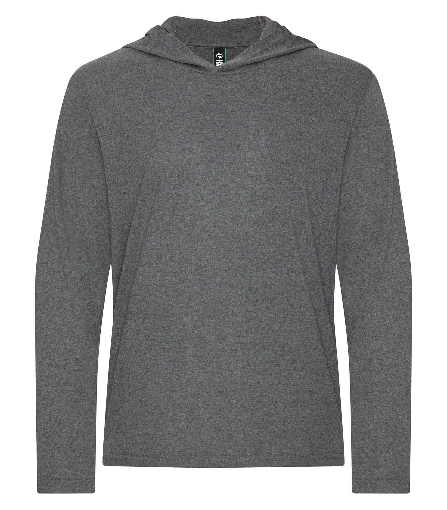 KOI TRIBLEND LONG SLEEVE HOODED TEE (KOI8051) - Grey Frost