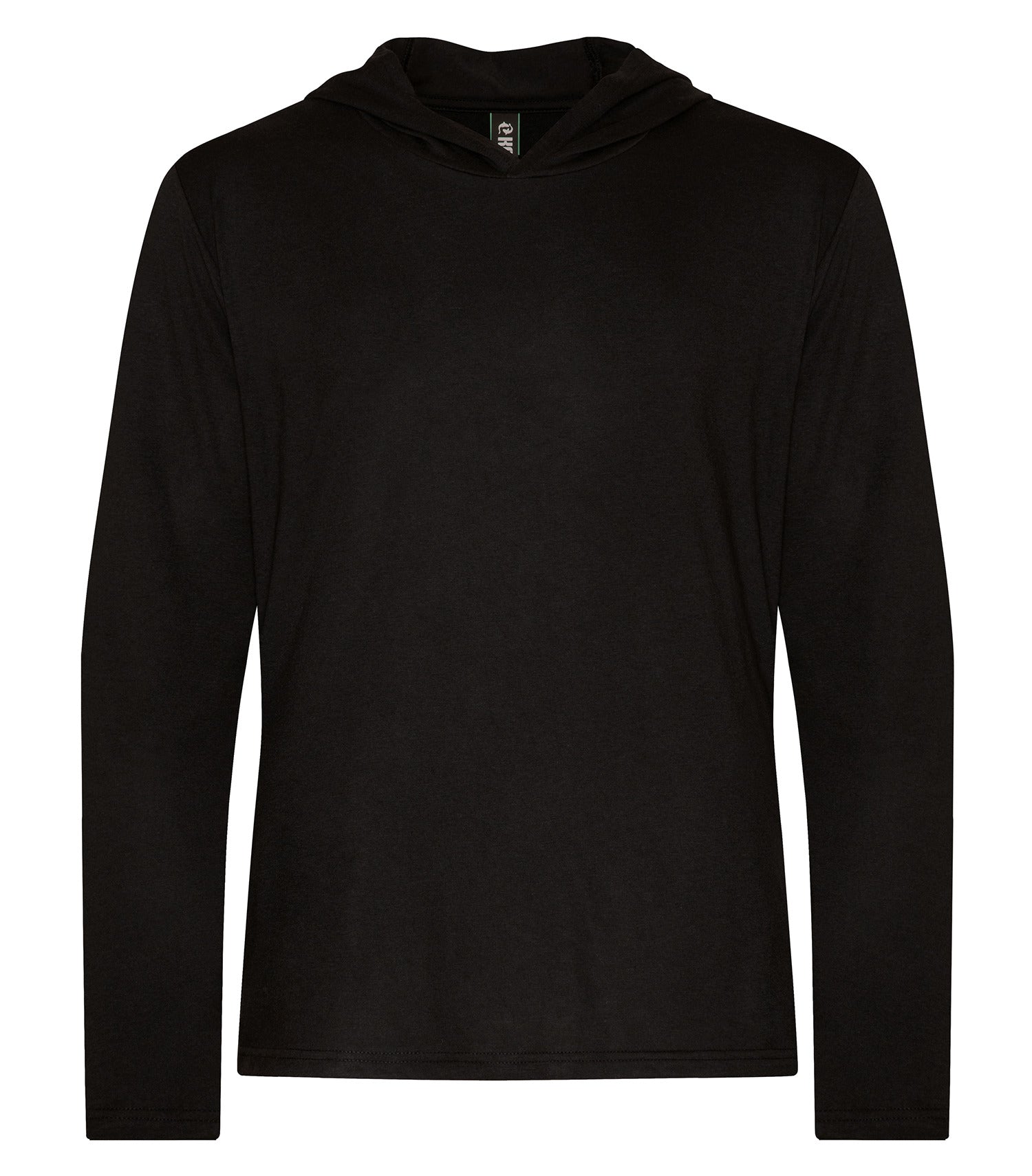 KOI TRIBLEND LONG SLEEVE HOODED TEE (KOI8051) - Onyx