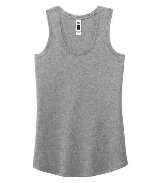 KOI® ELEMENT TRIBLEND RACERBACK LADIES’ TANK - Grey Frost