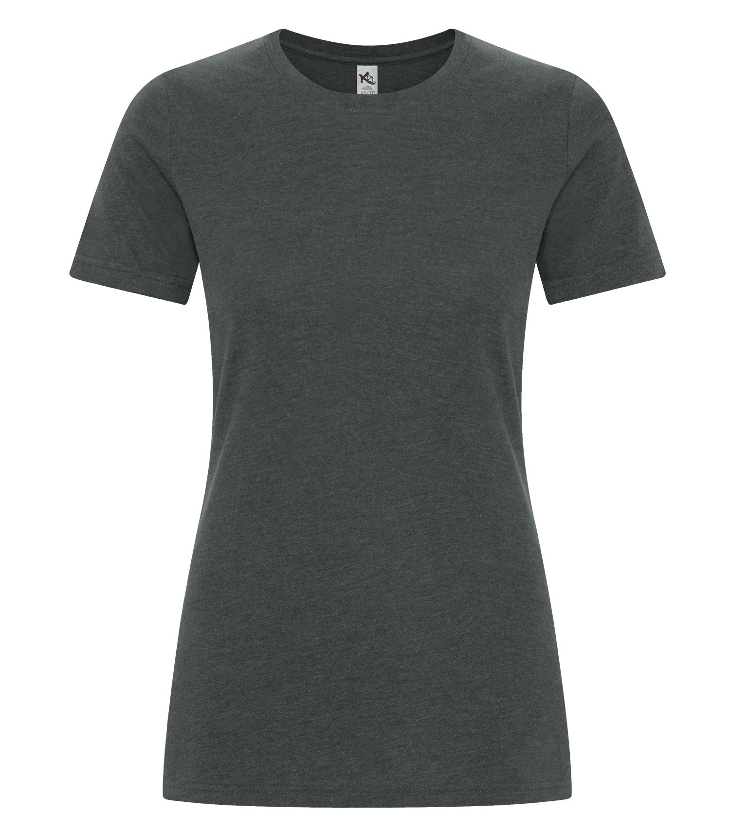 KOI RING SPUN BLEND LADIES' TEE (KOI8060L) - Charcoal