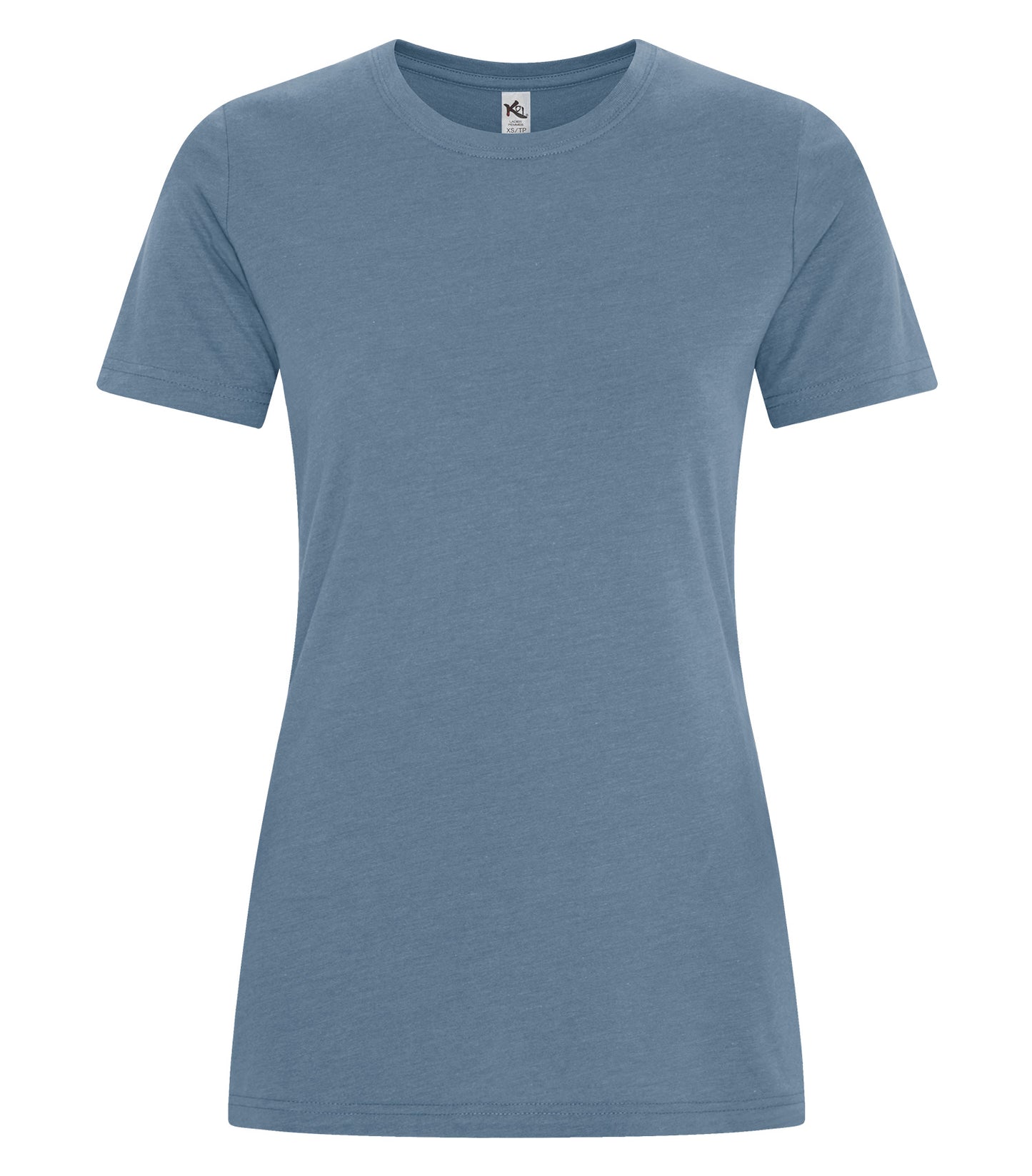 KOI RING SPUN BLEND LADIES' TEE (KOI8060L) - Denim