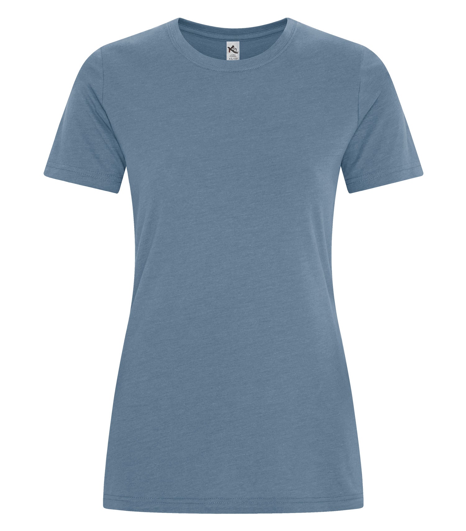 KOI RING SPUN BLEND LADIES' TEE (KOI8060L) - Denim