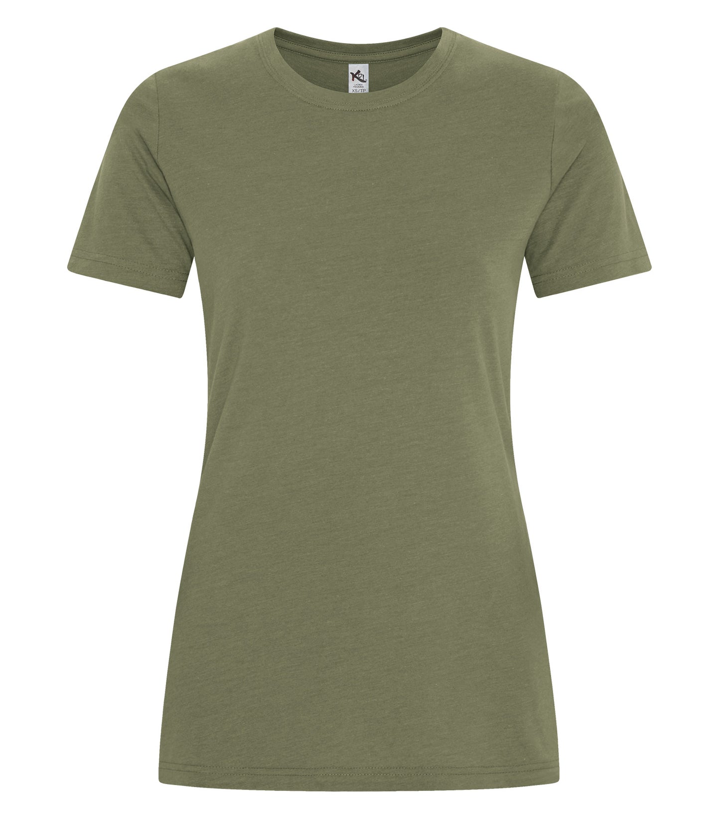 KOI RING SPUN BLEND LADIES' TEE (KOI8060L) - Olive Green