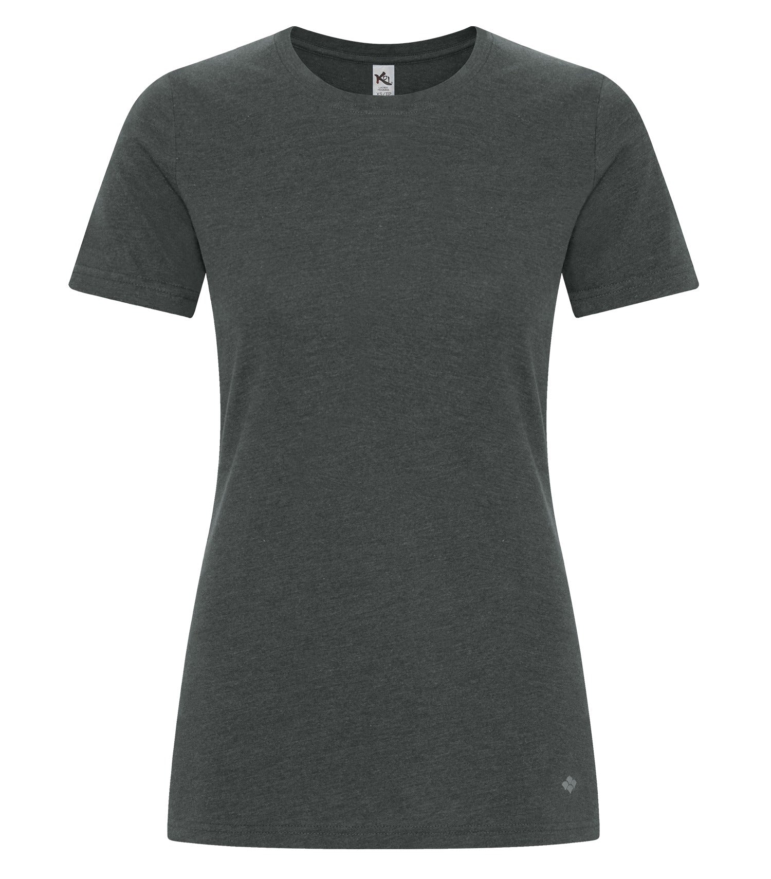 KOI RING SPUN BLEND LADIES' TEE (KOI8060L) - Charcoal