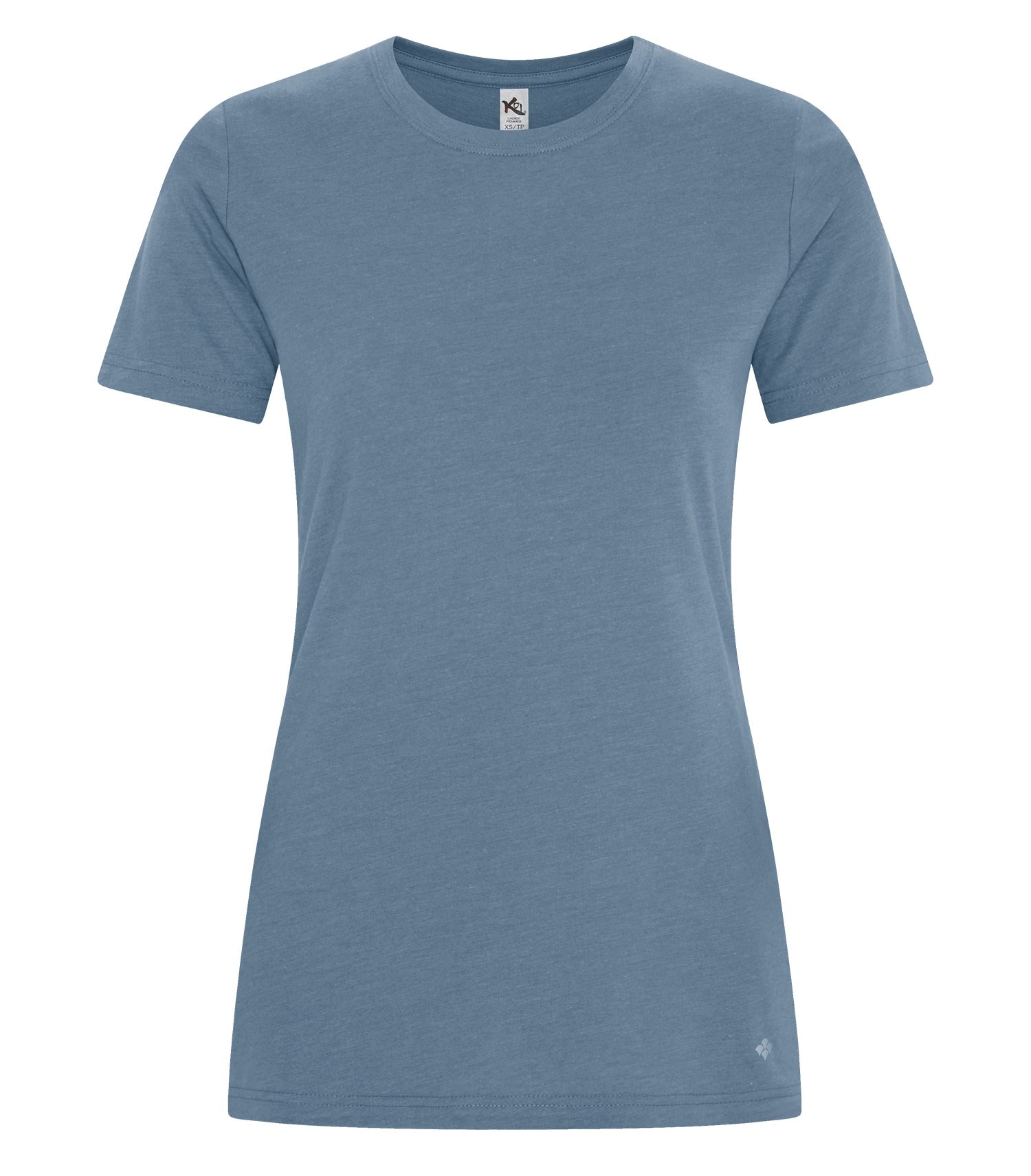 KOI RING SPUN BLEND LADIES' TEE (KOI8060L) - Denim