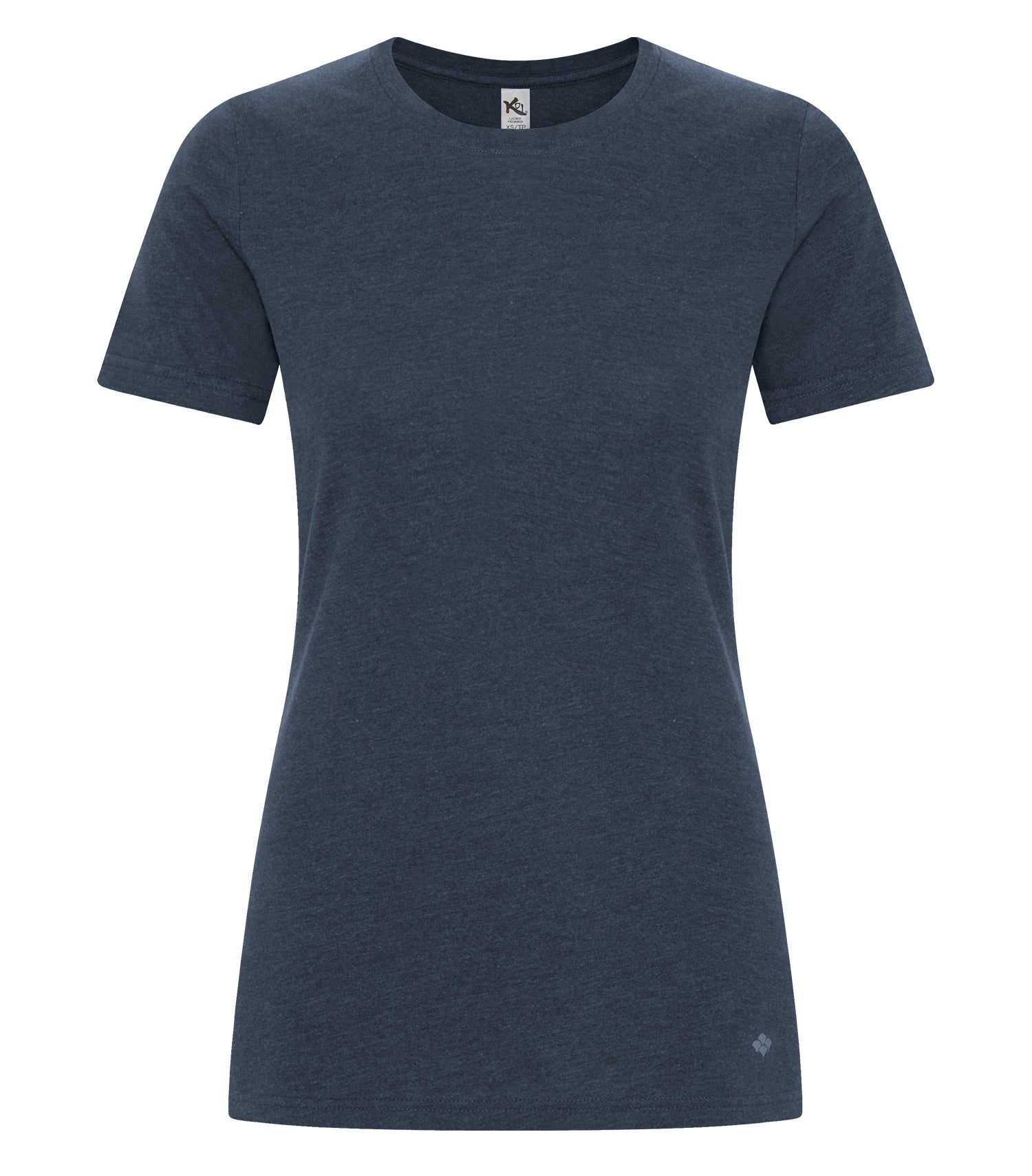 KOI RING SPUN BLEND LADIES' TEE (KOI8060L) - Indigo