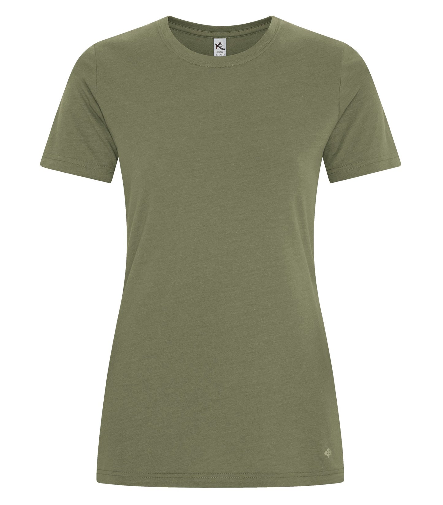 KOI RING SPUN BLEND LADIES' TEE (KOI8060L) - Olive