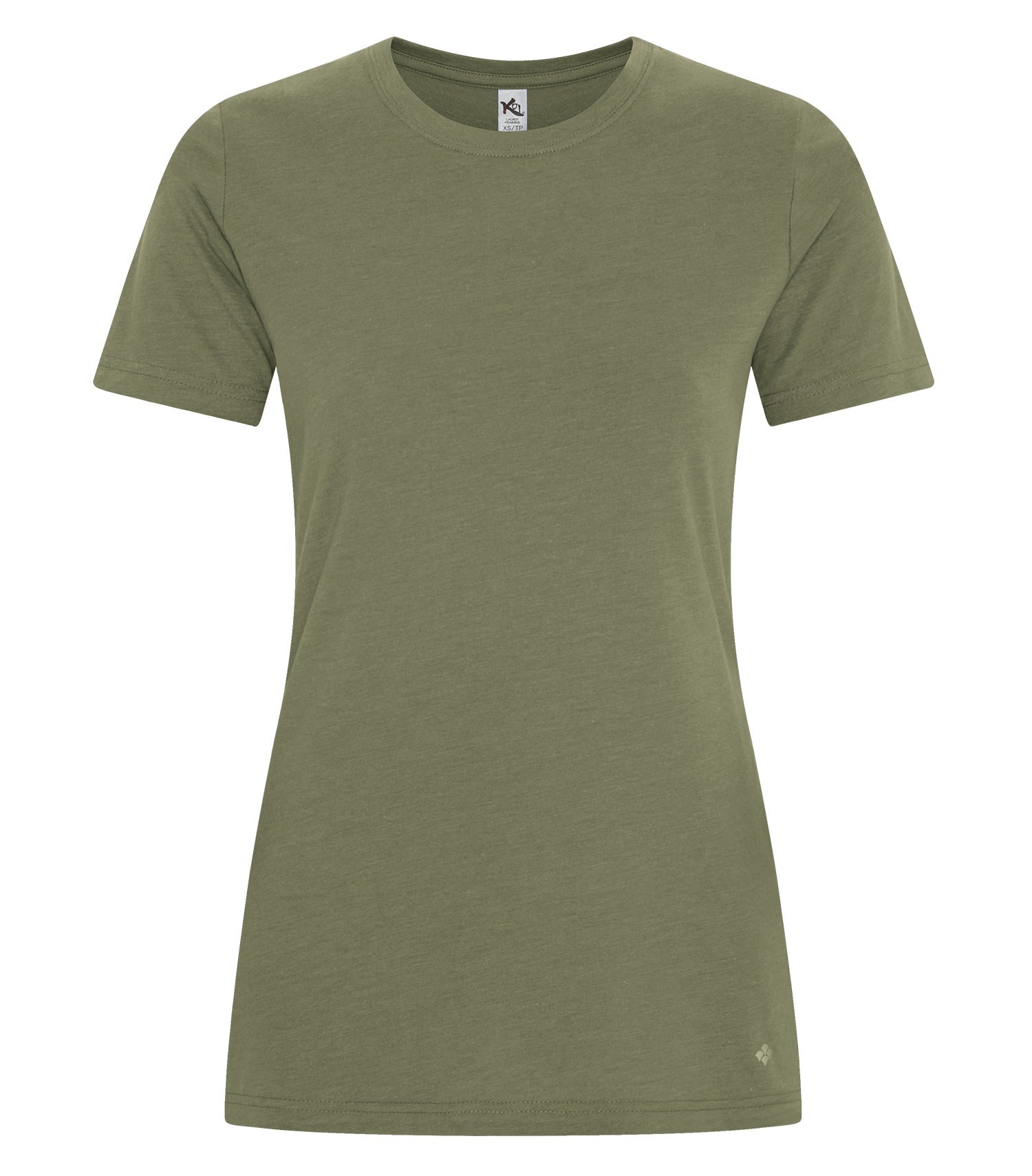 KOI RING SPUN BLEND LADIES' TEE (KOI8060L) - Olive