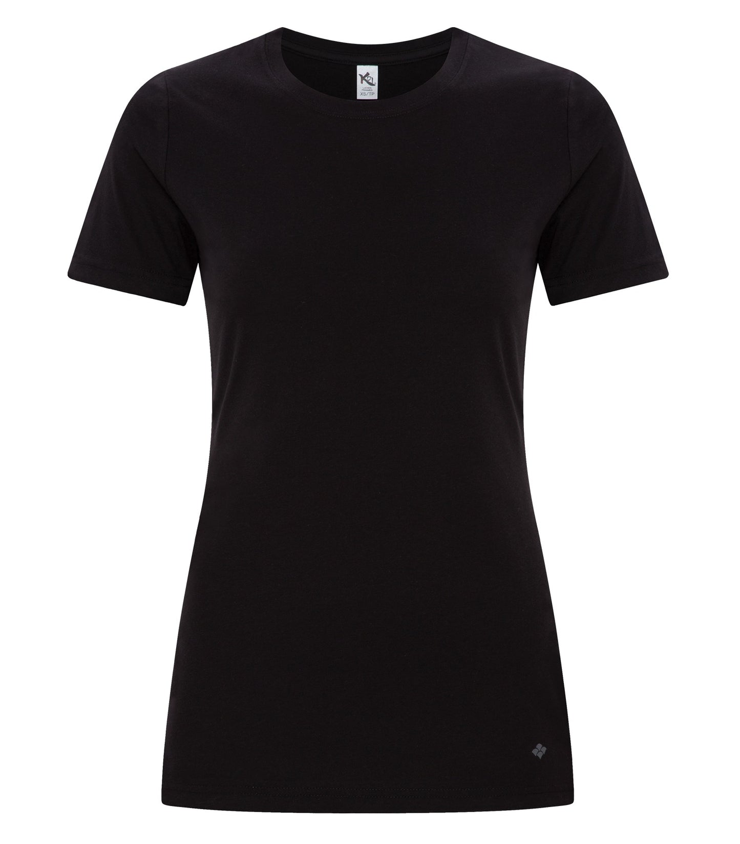 KOI RING SPUN BLEND LADIES' TEE (KOI8060L) - Onyx Cc