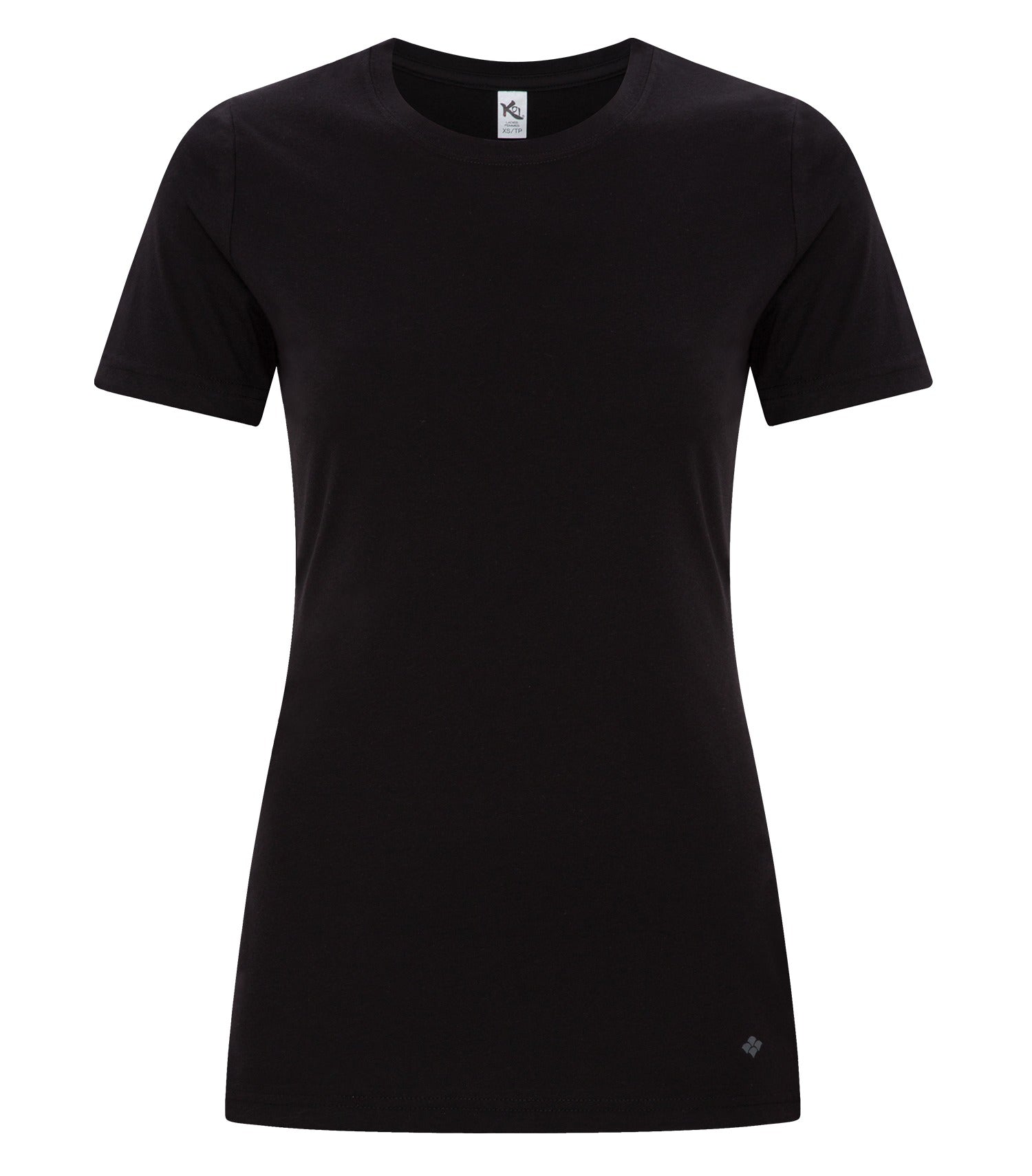 KOI RING SPUN BLEND LADIES' TEE (KOI8060L) - Onyx Cc