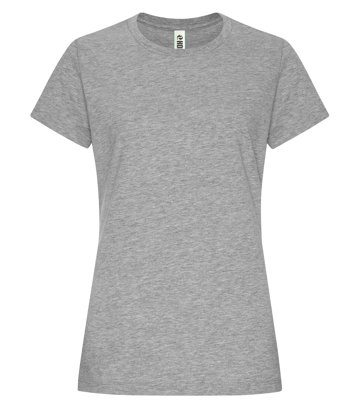 KOI RING SPUN COTTON LADIES' TEE (KOI8070L) - Grey Heather