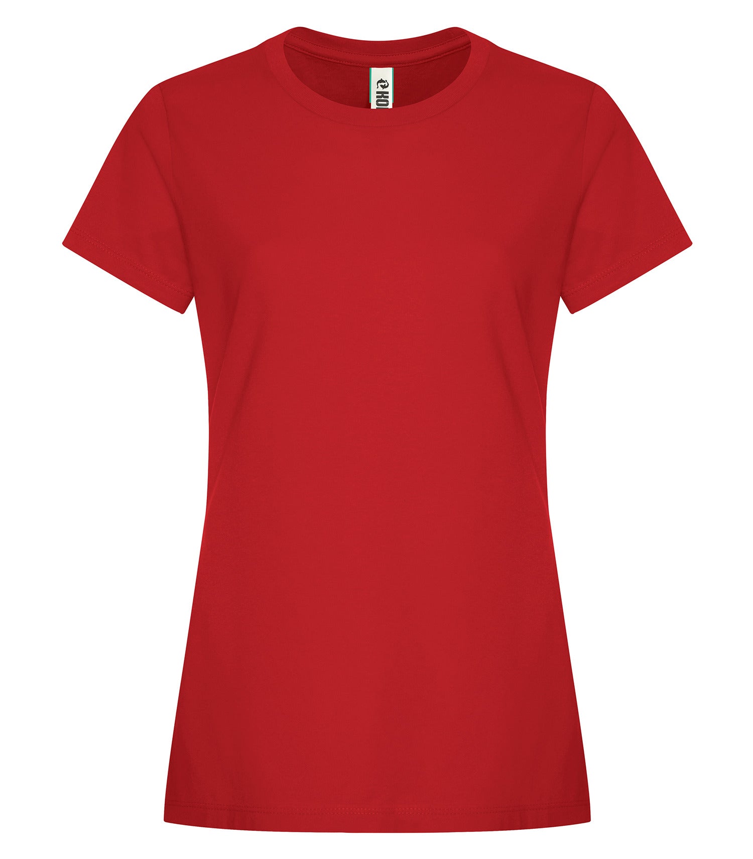 KOI RING SPUN COTTON LADIES' TEE (KOI8070L) - Scarlet Red