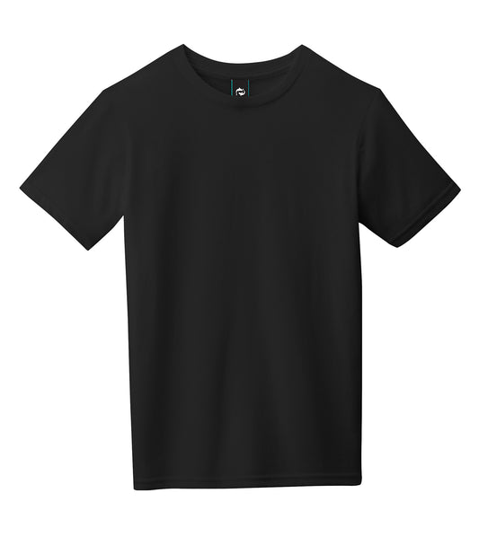 KOI RING SPUN COTTON YOUTH' TEE (KOI8070Y) - Flat Front Black